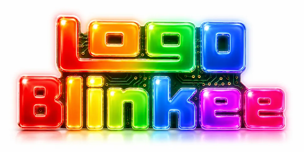 LogoBlinkee Custom Flashing Logo Lapel Pins