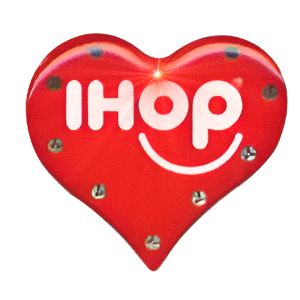 IHOP Flashing Blinky Custom Lapel Pin